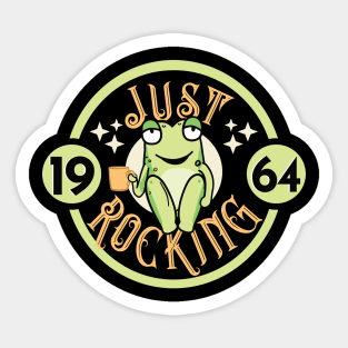 Just rocking at 60(1964 born) Sticker